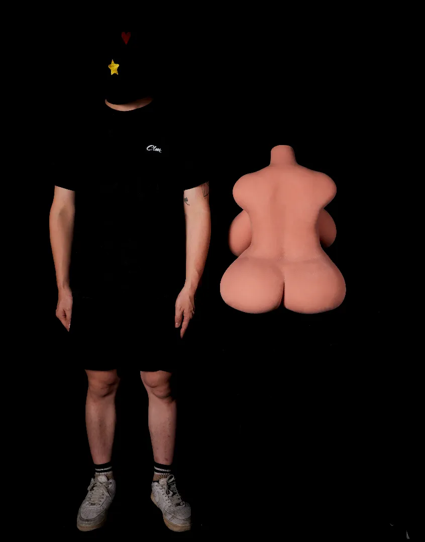Torso Patung Seks Ebony BBW